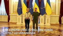 Az EU a befagyasztott orosz vagyonból 35 milliárd euróval segít Ukrajnának