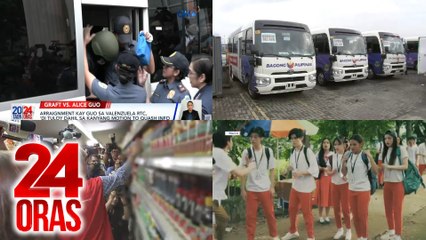 24 Oras: (Part 1) Alice Guo, nagpiyansa pero muling inaresto; Pamamahagi ng mobile clinics; Youth-oriented show "MAKA," ipapalabas na bukas, atbp.
