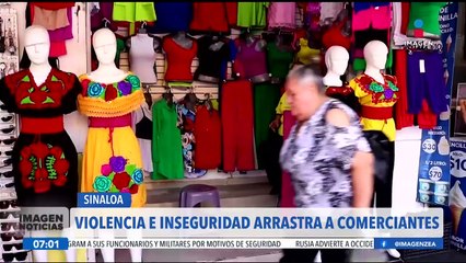 Habitantes de Sinaloa intentan recuperar su rutina ante la ola de violencia
