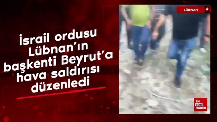 İsrail ordusu Lübnan'ın başkenti Beyrut'a hava saldırısı düzenledi