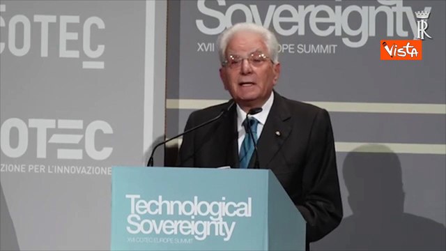 Mattarella: Politiche pubbliche per avere campioni europei in campo tecnologico