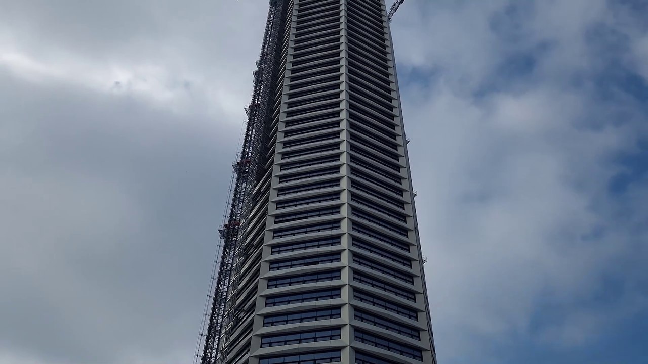 Birmingham's first official skyscraper has marked a major milestone