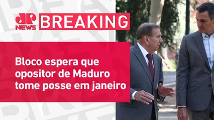 Parlamento Europeu reconhece vitória de Edmundo González na Venezuela | BREAKING NEWS