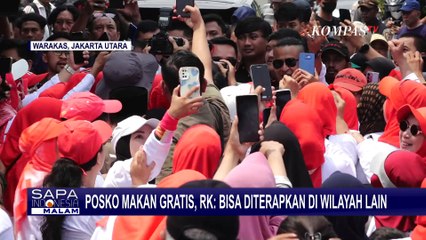 Tinjau Posko Makan Gratis, RK: Program ini Bisa Diterapkan di wilayah Jakarta Lain