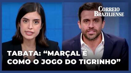 Tabata em debate: “Pablo Marçal é como o jogo do Triguinho”