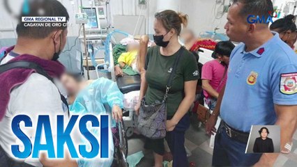 Babae, sugatan matapos saksakin ng kanyang bayaw; suspek, arestado | Saksi