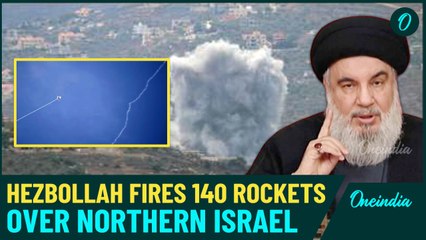 Hezbollah Launches Assault on Israel,Launching Rockets in Response to Nasrallah's Vow of Retaliation