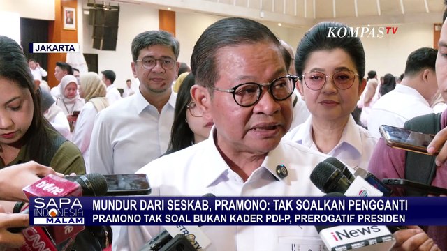 Pramono Anung Resmi Mundur Sekretaris Kabinet, Pratikno Gantikan jadi Pelaksana Tugas