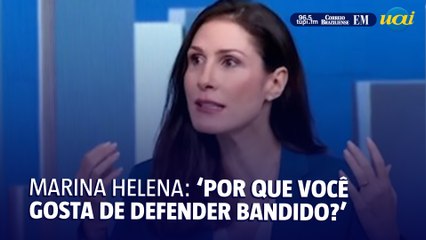 Marina Helena questiona Boulos: 'por que você gosta tanto de defender bandido'