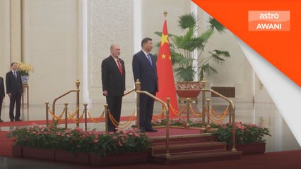 Yang Di-Pertuan Agong diberi sambutan negara di Beijing