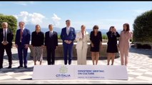 La foto di famiglia al G7 Cultura di Napoli