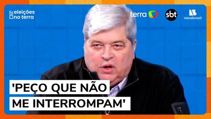 Datena se irrita com pessoas 'falando alto' em debate: 'Atrapalha o raciocínio de qualquer um'