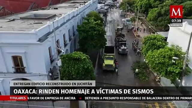 Oaxaca rinde homenaje a víctimas de sismos del 19 de septiembre en Día Nacional de Protección Civil