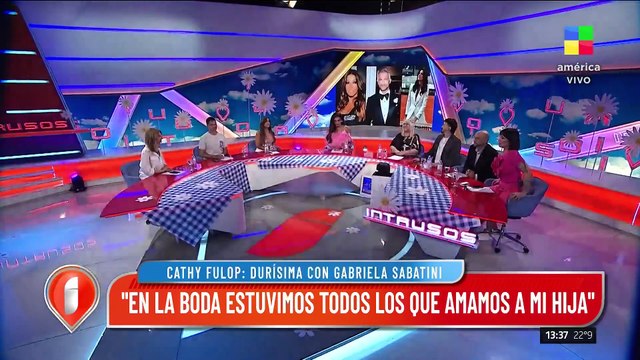 Cathy Fulop habla sobre la ausencia de Gabriela Sabatini en el casamiento de su hija Oriana