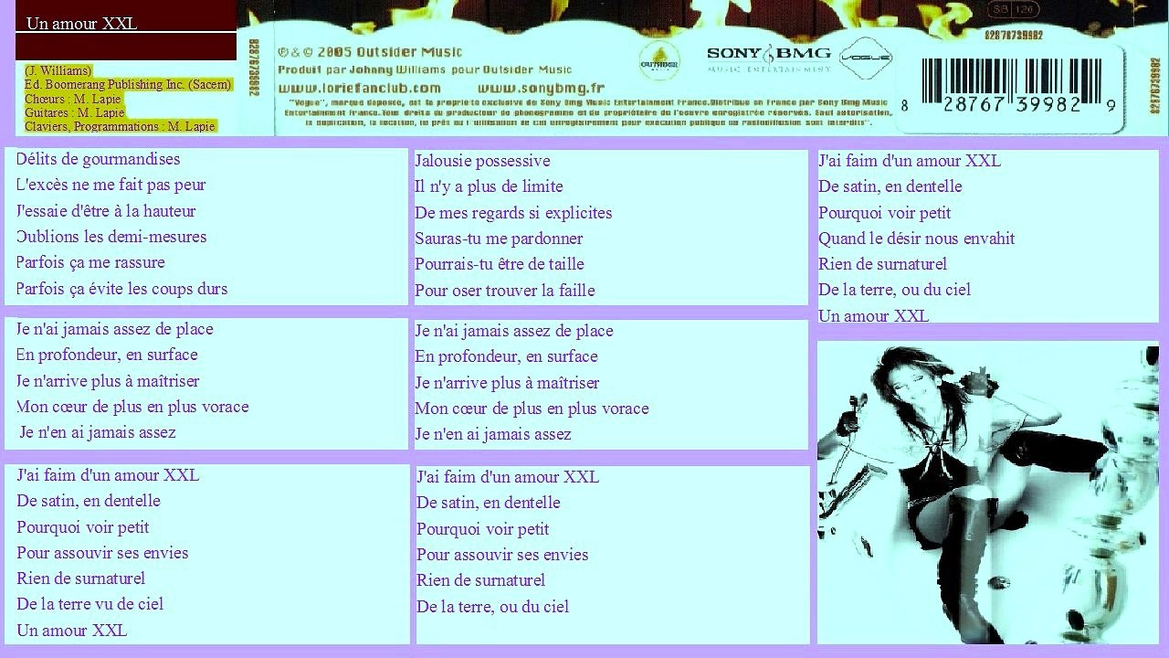 LORIE — Un amour XXL /// LORIE : RESTER LA MÊME — CD · (2005)