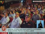 Caracas | Minppal entrega reconocimiento a sus trabajadores por años de servicio