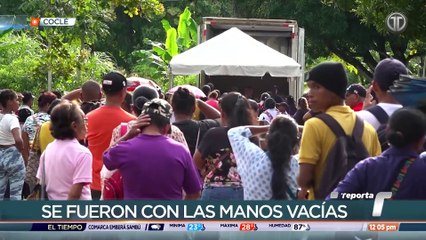 Molestia en feria del IMA en Penonomé, asistentes no pudieron comprar arroz