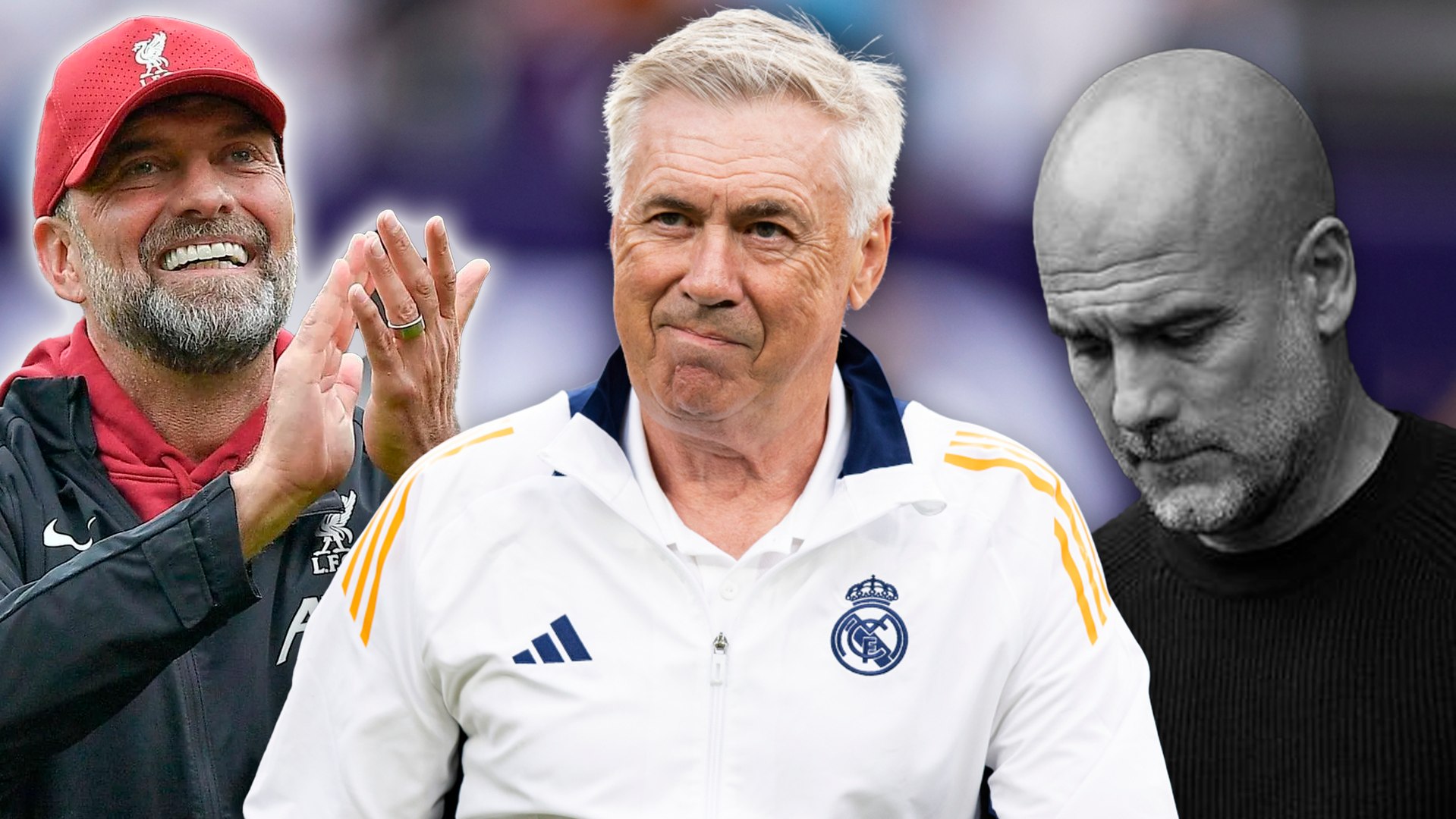 Ancelotti hace referencia a Klopp y da un "raspn" a Guardiola al hablar del estilo de Real Madrid