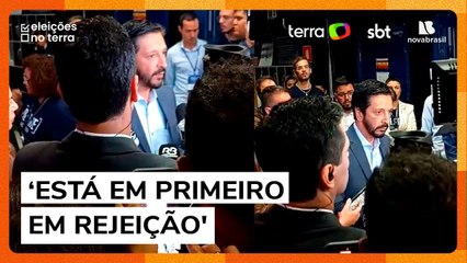 No pós-debate, Ricardo Nunes critica comportamento de Marçal: 'Está tomando uma surra do eleitor'