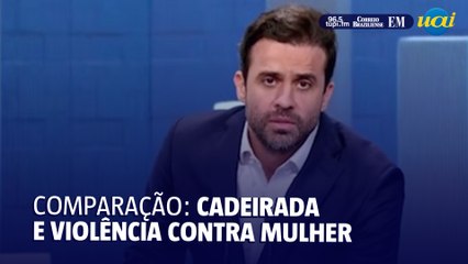 Marçal compara agressão de Datena a violência contra mulher