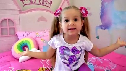 Diana Exercises and learns the English Alphabet - Kids Learning Videos