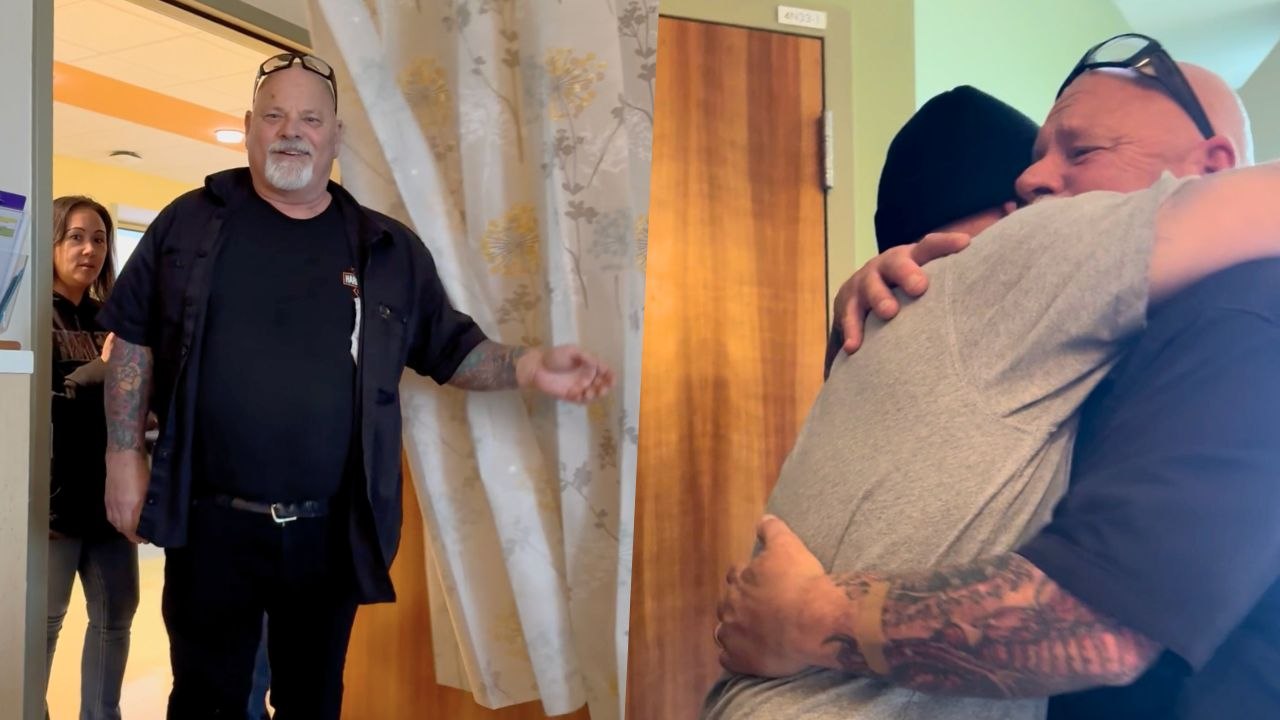 Grandpa Battling Cancer Surprised With Newborn Named After Him | Happily TV