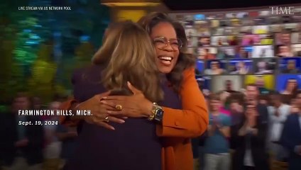Vice President Kamala Harris Joins Oprah Live for "Unite for America" Event in Michigan