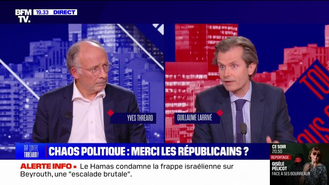 Guillaume Larrivé, ancien député LR, à propos de Michel Barnier: Il faut lui donner sa chance