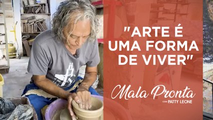 Patty Leone visita o Ateliê de Chico Ferreira, onde o barro e as cores tomam forma | MALA PRONTA