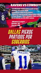 Los Vaqueros de Dallas pierden partidos por Soberbios