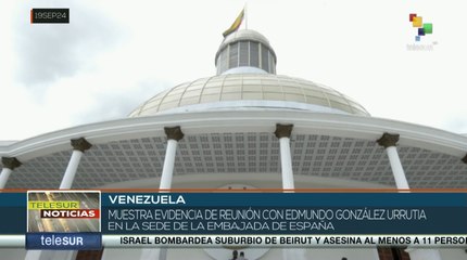 Pdte. de la AN Jorge Rodríguez presentó evidencias de reunión con Edmundo González