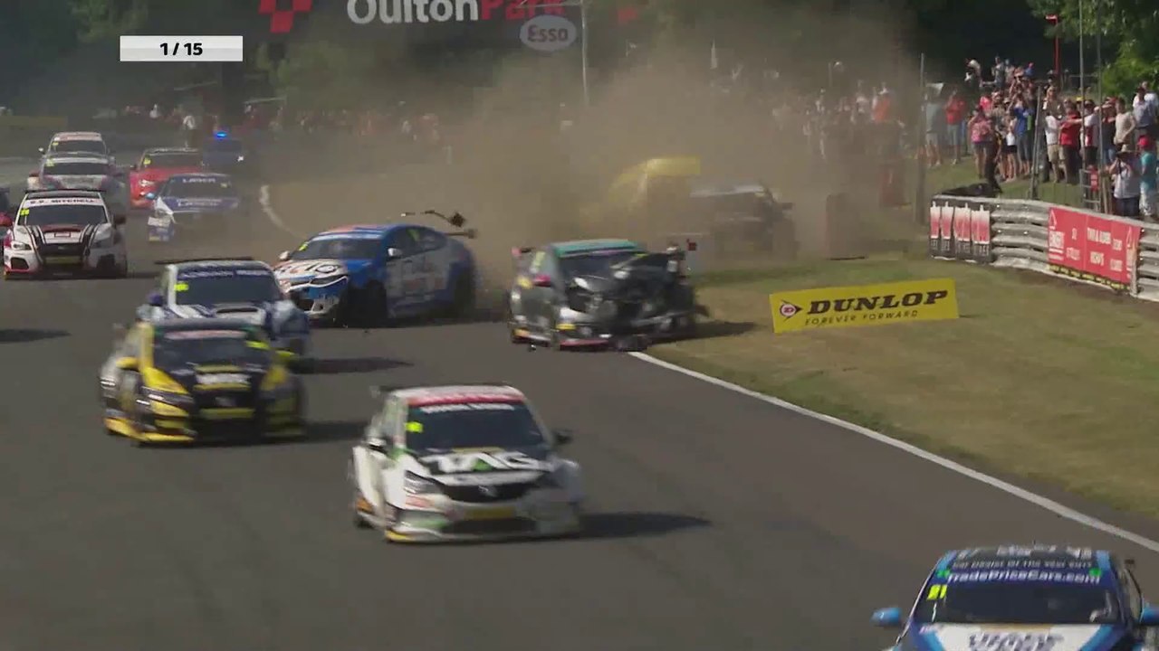 BTCC Crashes 2018