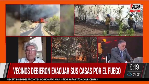 COMBATEN EL FUEGO EN CÓRDOBA CON AVIONES HIDRANTES