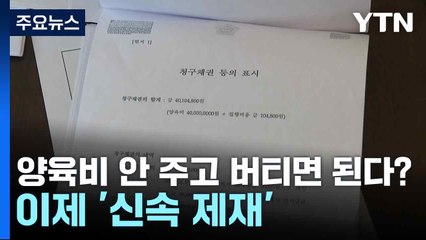 양육비 안 주고 버티면 된다?...이제 '신속 제재' / YTN