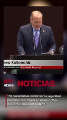 "No necesitamos militalizar la seguridad pública": Diputado Theo Kalionchiz