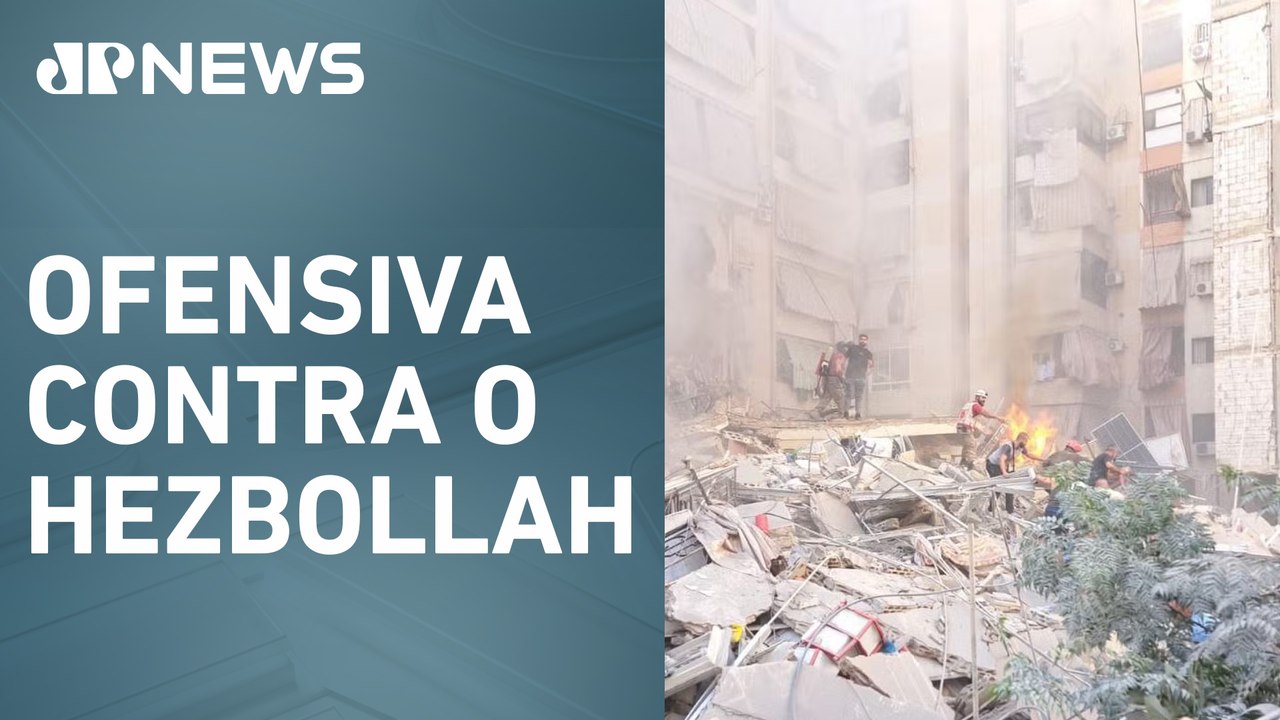 Israel realiza maior ataque ao Líbano desde o início da guerra no Oriente Médio