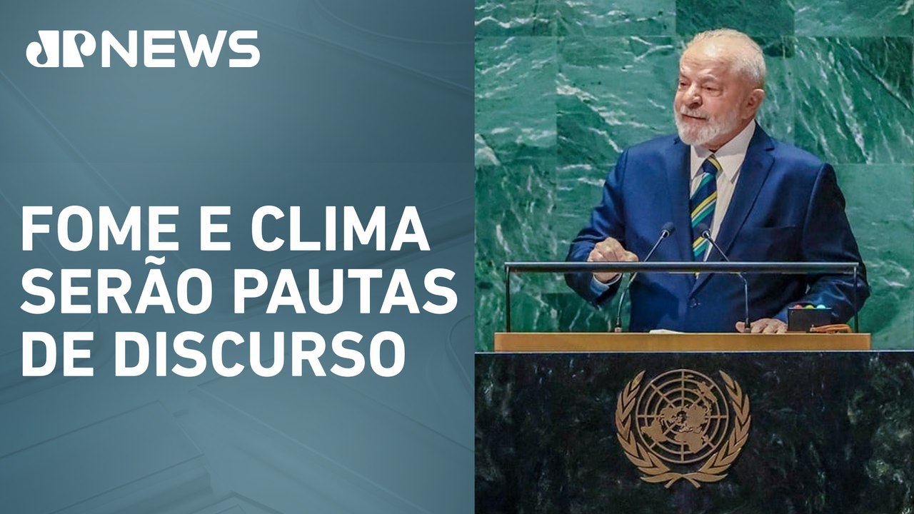 Lula embarca para Nova York neste sábado (21) para participar da Assembleia-Geral da ONU