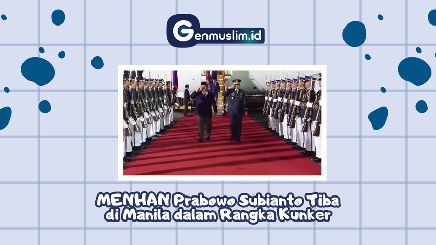 MENHAN Prabowo Subianto Tiba di Manila dalam Rangka Kunker