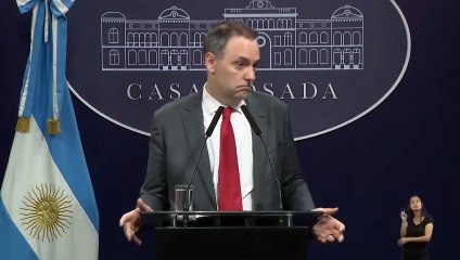Gobierno argentino "respeta" pero "no comparte" críticas del papa al Ejecutivo de Milei