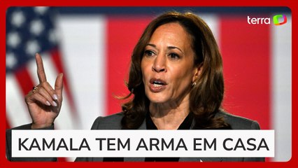 Kamala Harris afirma que qualquer pessoa que invadir sua casa "levará um tiro"