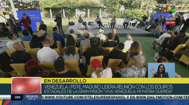 Pdte. de Venezuela lidera encuentro con equipos promotores estadales de la Gran Misión Viva Venezuela, Mi Patria Querida