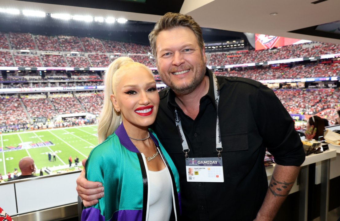 Blake Shelton has compared his and Gwen Stefani's relationship to that of Taylor Swift and Travis Kelce