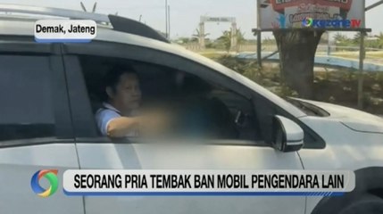 Pria di Demak Tembak Ban Mobil Pengendara Lain Usai Kesal Gagal Nyalip