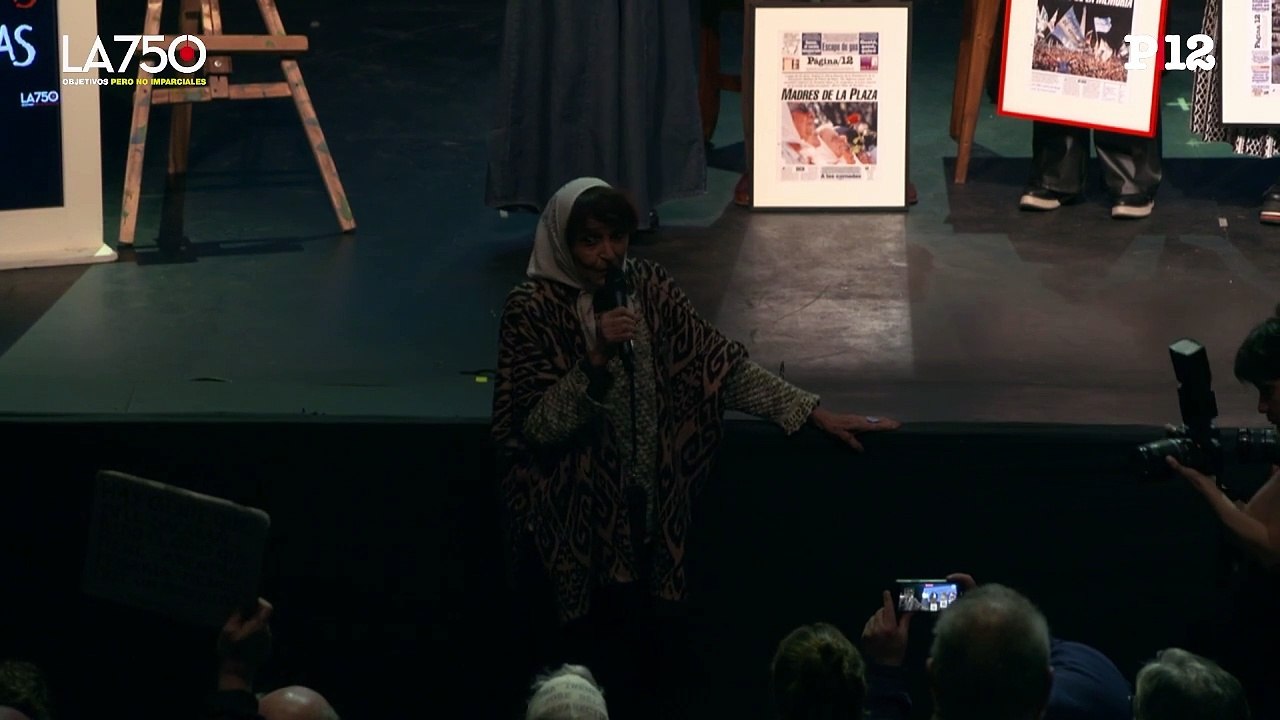 Las palabras de Taty Almeida en el conversatorio 'Nunca más es Nunca más' de Página 12 y La750