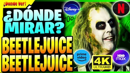 DÓNDE VER BEETLEJUICE BEETLEJUICE HD 4K! DÓNDE MIRAR BEETLEJUICE 2 2024 EN STREAMING EN ESPANOL