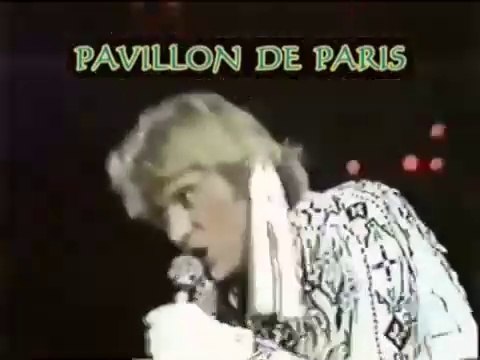 Johnny Hallyday à la dernière du Pavillon de Paris (25 novembre 1979)