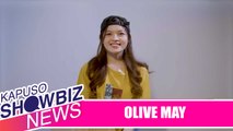 Kapuso Showbiz News: Olive May, na-shock nang malamang kabilang sa cast ng 'MAKA'