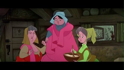 Sleeping Beauty (1959), but it's only Fauna [KEZI, ABC; October 25, 2003]