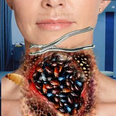 "Calm ASMR: Maggot Extraction in Medical Animation"