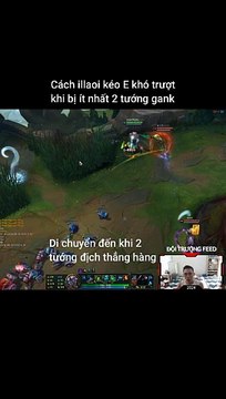 Cách illaoi kéo E khó trượt khi bị ít nhất 2 tướng gank #illaoi #camille #lienminhhuyenthoai #leagueoflegends